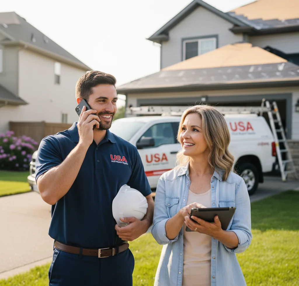 USA Roof Repair Experts customer support in Kingfield